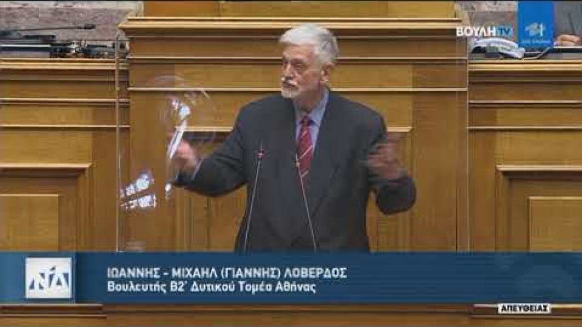 Γιάννης Λοβέρδος - Ολομέλεια - 19/05/2021