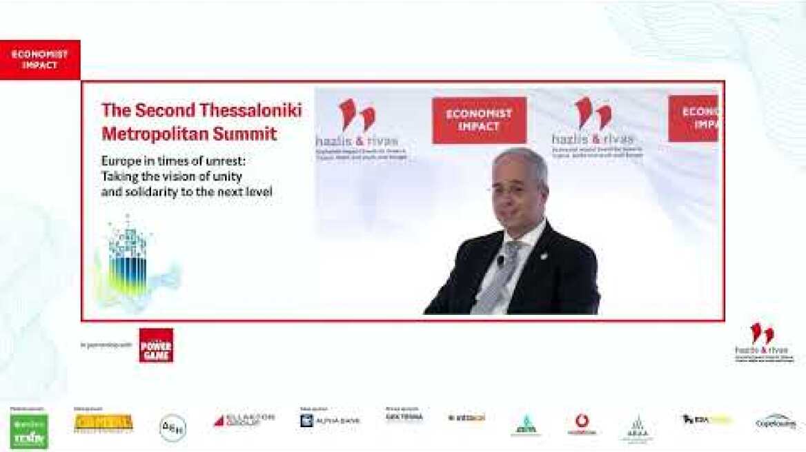 Η ομιλία του ο Δρ. Παναγιώτη Μούργου στο The Second Thessaloniki Metropolitan Summit-The Economist.
