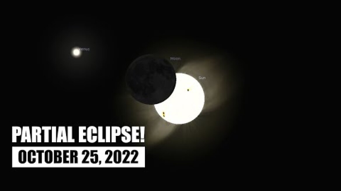 Partial Solar Eclipse - October 25, 2022!