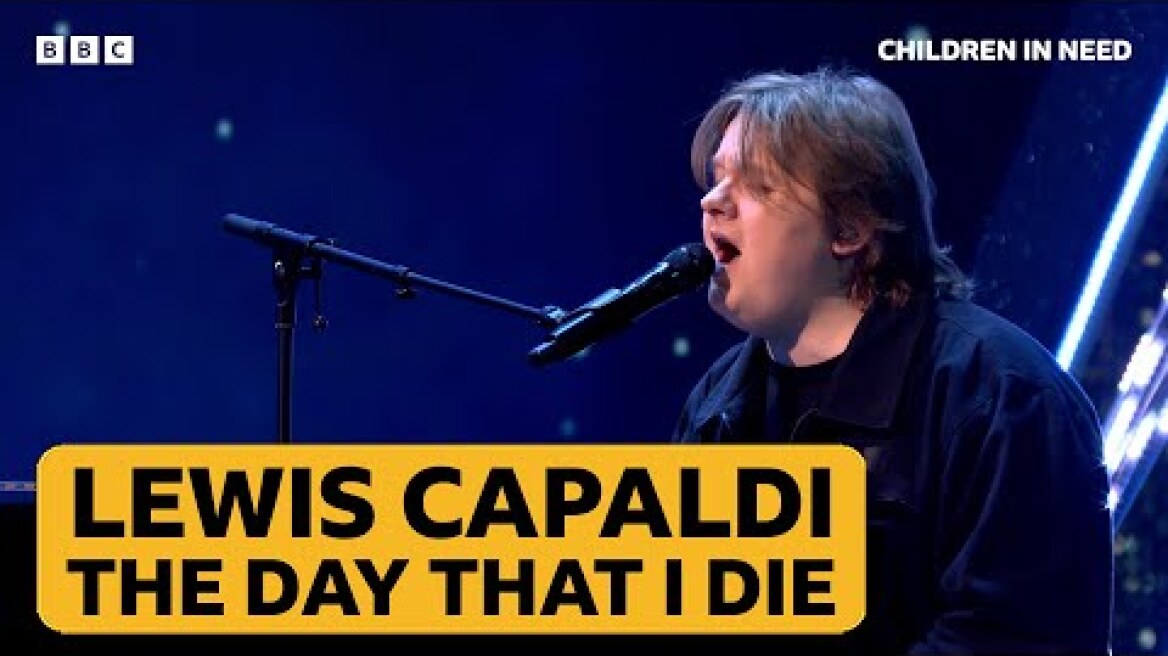 Lewis Capaldi Performs "The Day That I Die" for BBC Children in Need 2025