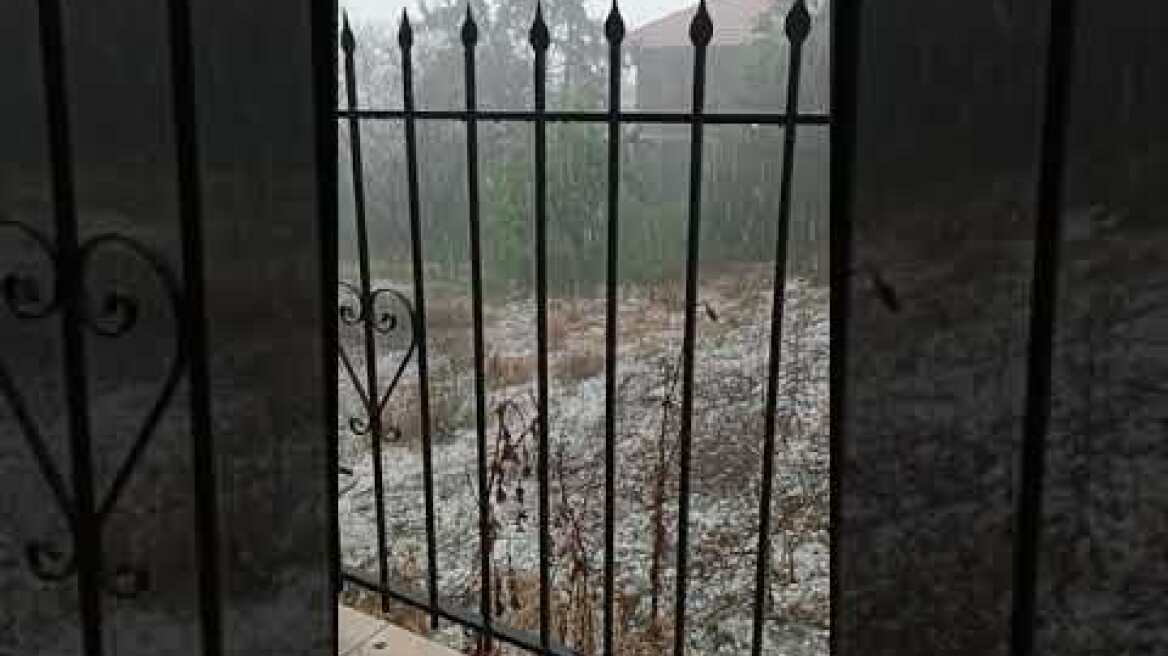 Χαλαζόπτωση στην Σταμνά Μεσολογγίου 24/4/25