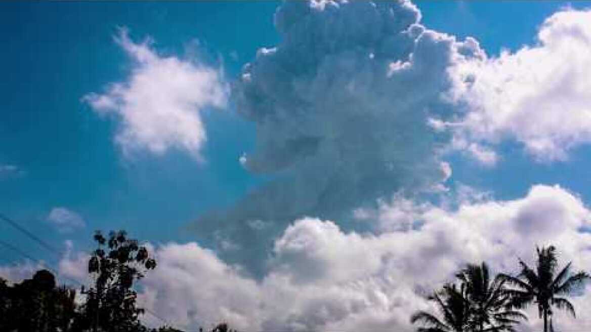 MERAPI VOLCANO ERUPTION, ON 21 JUNE 2020