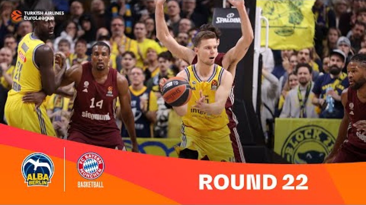 ALBA Berlin-FC Bayern Munich | Round 22 Highlights | 2023-24 Turkish Airlines EuroLeague
