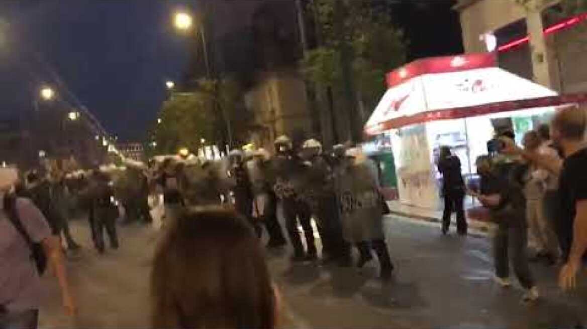 Επεισόδια προπύλαια πορεία φοιτητές για αστυνομία στα πανεπιστήμια