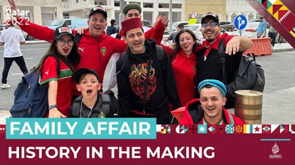Moroccan family flies in to cheer on team | Al Jazeera Newsfeed