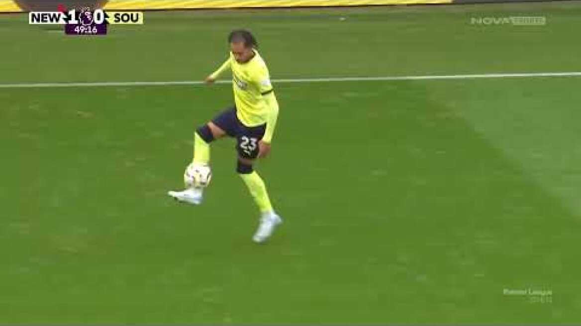 Νιουκάστλ-Σαουθάμπτον: 1-0 (MD 1, 17/08/2024)