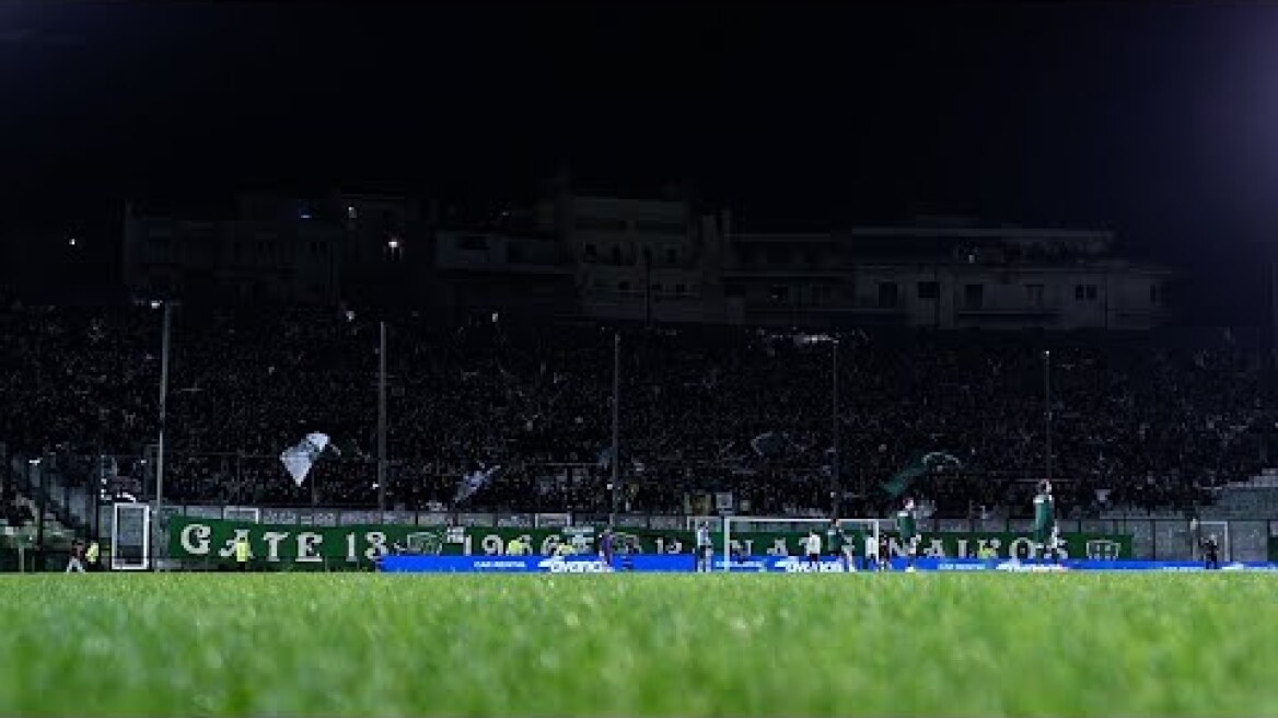 Η παρακάμερα του αγώνα Παναθηναϊκός - ΠΑΟΚ 2-1 / PAO TV
