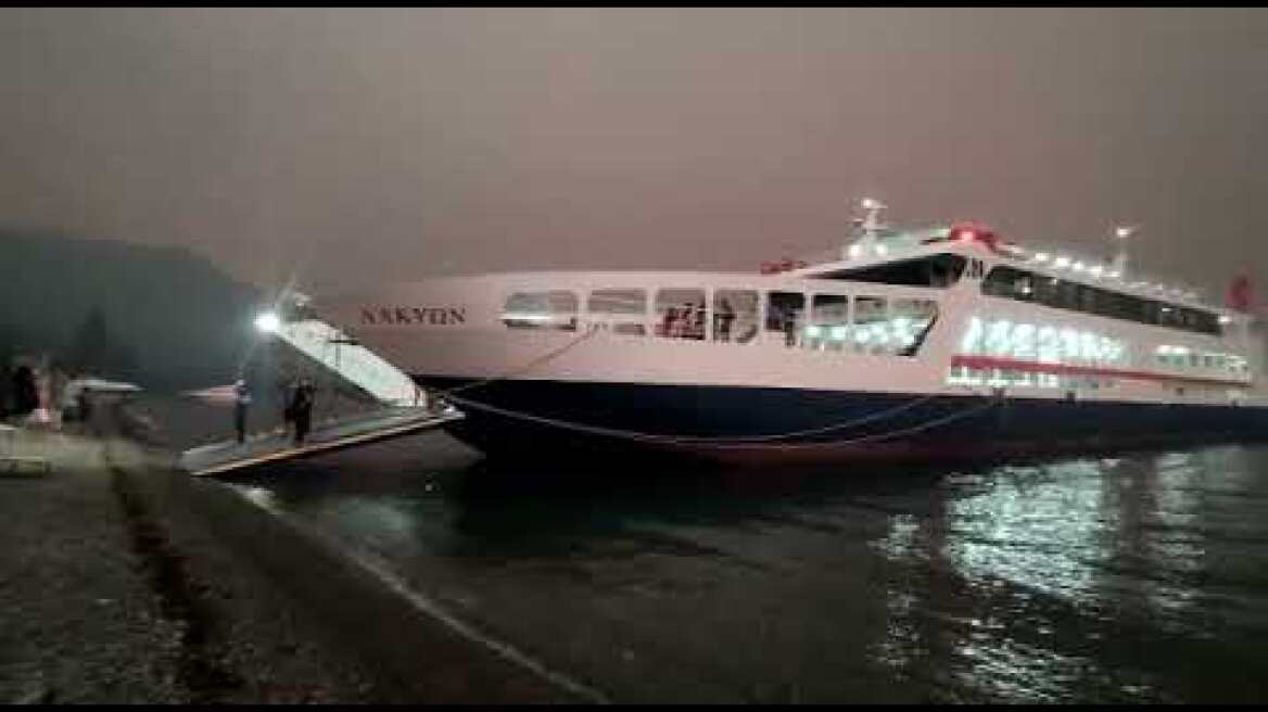 Λίμνη - Ferry boat διάσωση