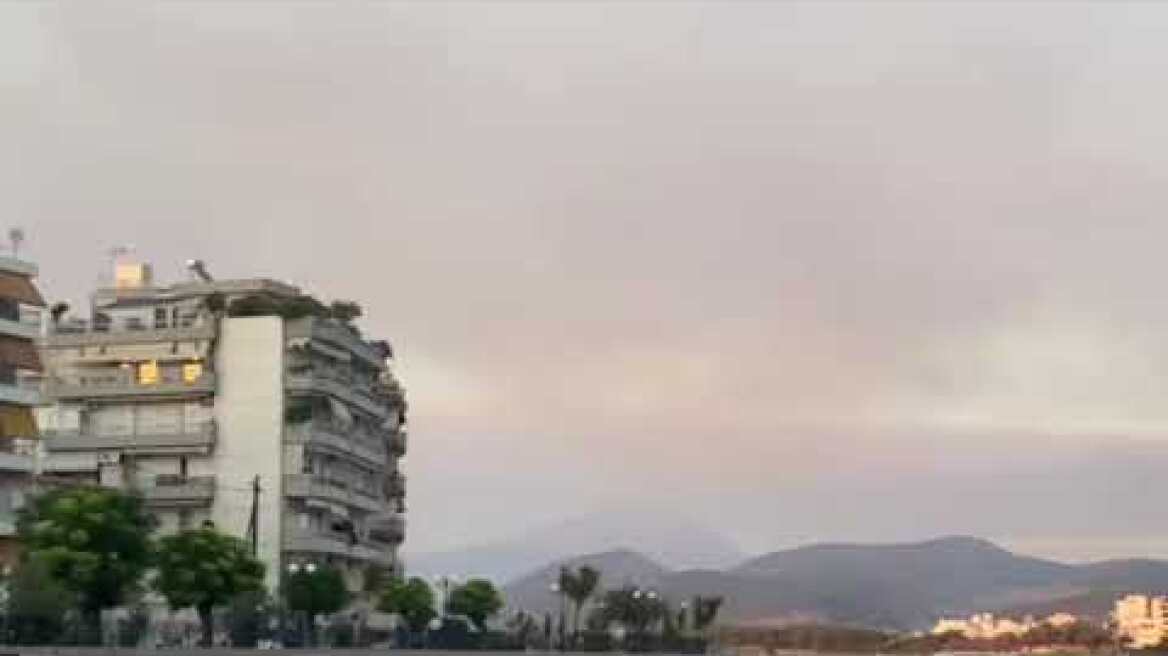 Καπνοί  στην Χαλκίδα από φωτιά (1)