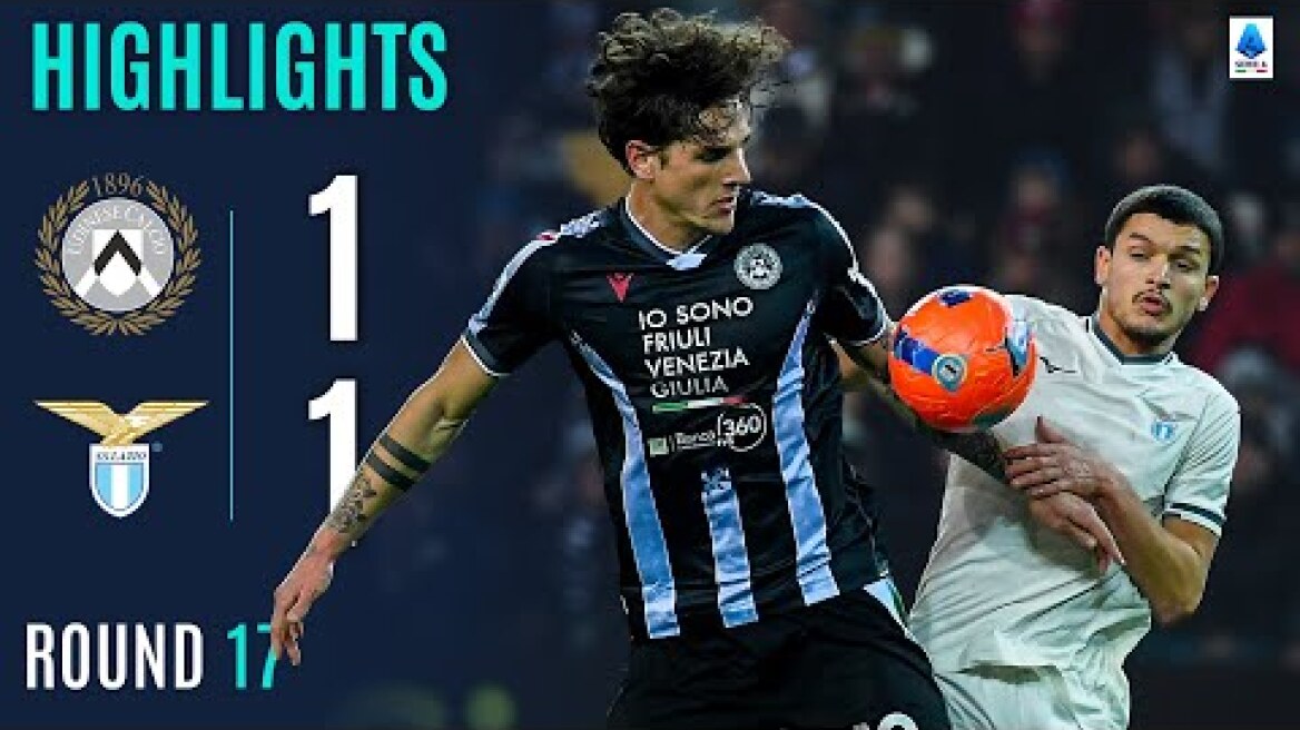 UDINESE-LAZIO 1-1 | HIGHLIGHTS | Davis Levels Out at the Death | SERIE A 2025/26