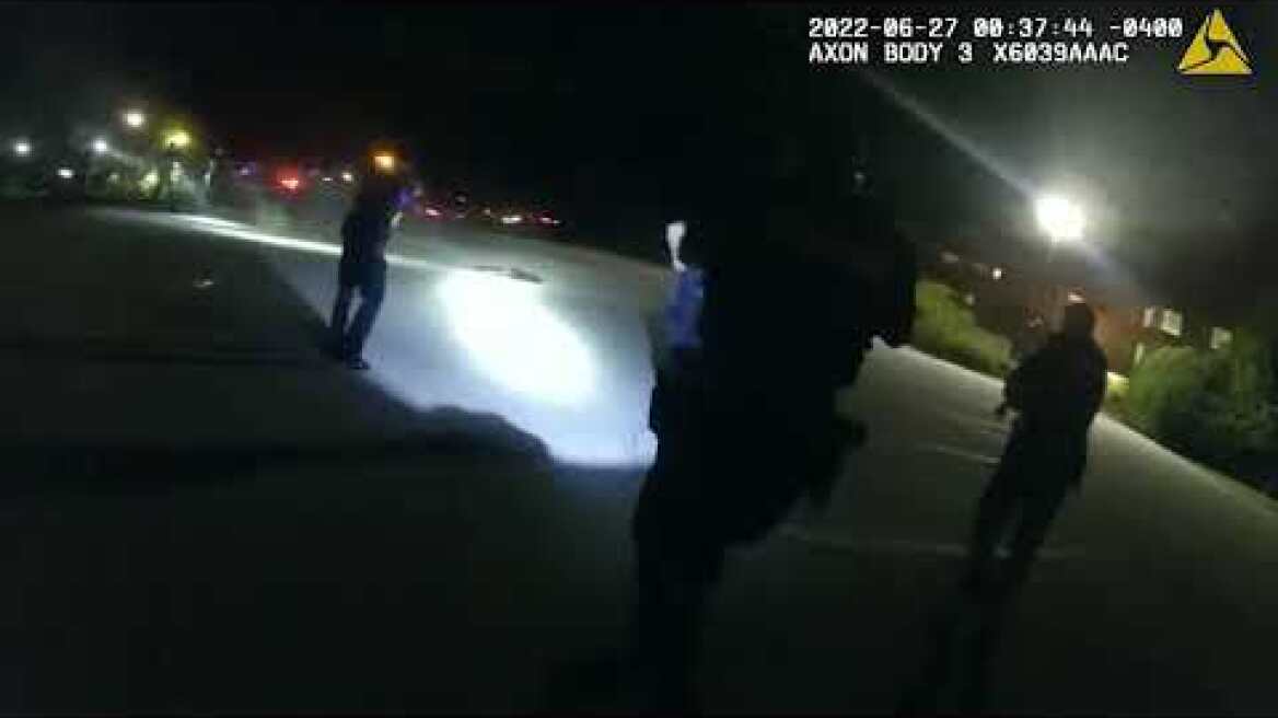 Akron police video of Jayland Walker