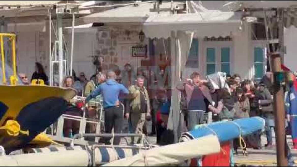 Συνεχίζονται τα γυρίσματα στην Υδρα