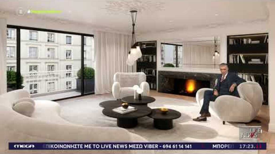 Ο Νίκος Ευαγγελάτος έκανε «ποδαρικό» στο νέο σπίτι του Στέφανου Κασσελάκη