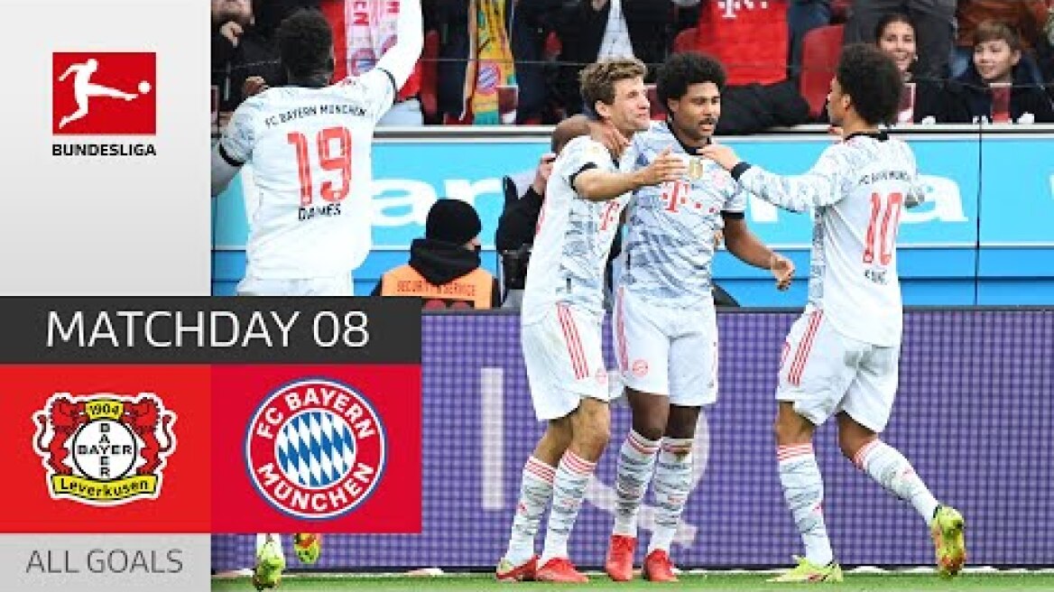 Lewandowski and Gnabry with a double! |  Bayer 04 Leverkusen - FC Bayern München 1-5 | Highlights