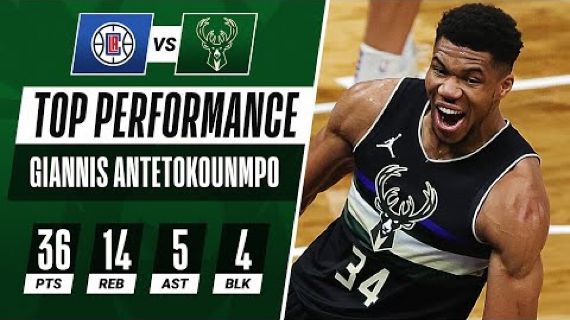 😤 36 PTS, 14 REB, 4 BLK For Giannis Antetokounmpo!