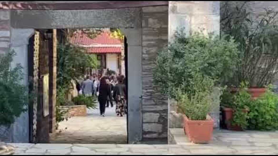 Γιώργος Αγγελόπουλος & Δήμητρα Βαμβακούση βάφτισαν την κόρη τους (3)