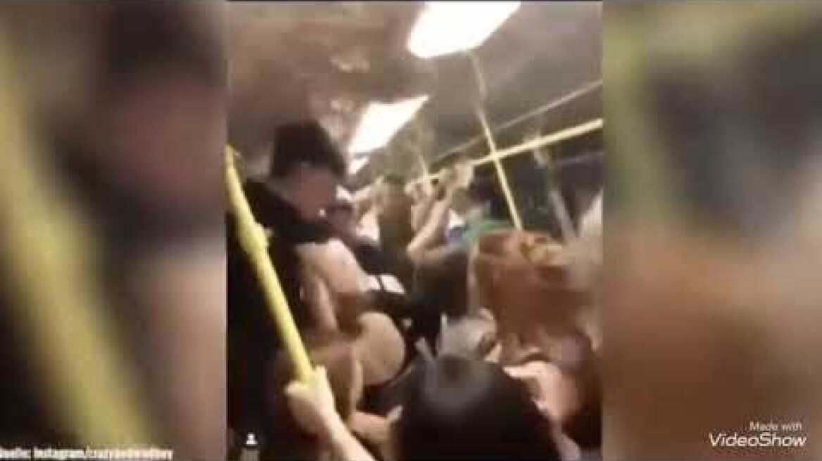 Corona Party in der U-Bahn / Jugendliche immer Verantwortungslos