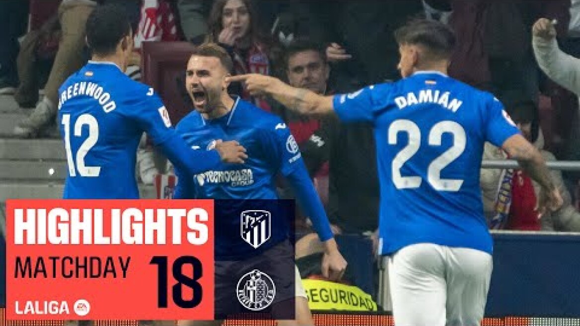 Resumen de Atlético de Madrid vs Getafe CF (3-3)