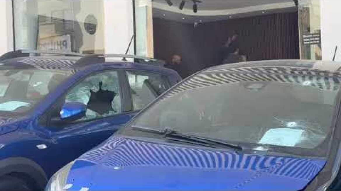 Αγνωστοι χθες τα ξημερώματα προσέγγισαν επιχείρηση  πυροβόλησαν προς το κτίριο προκαλώντας φθορές