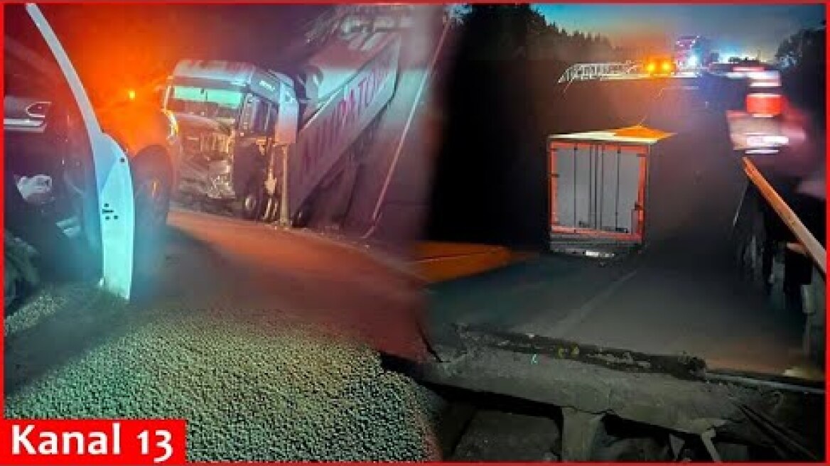 Rusiyanın Bryansk vilayətində körpü PARTLAYIB: Çox sayda ÖLƏNLƏN və YARALILAR VAR