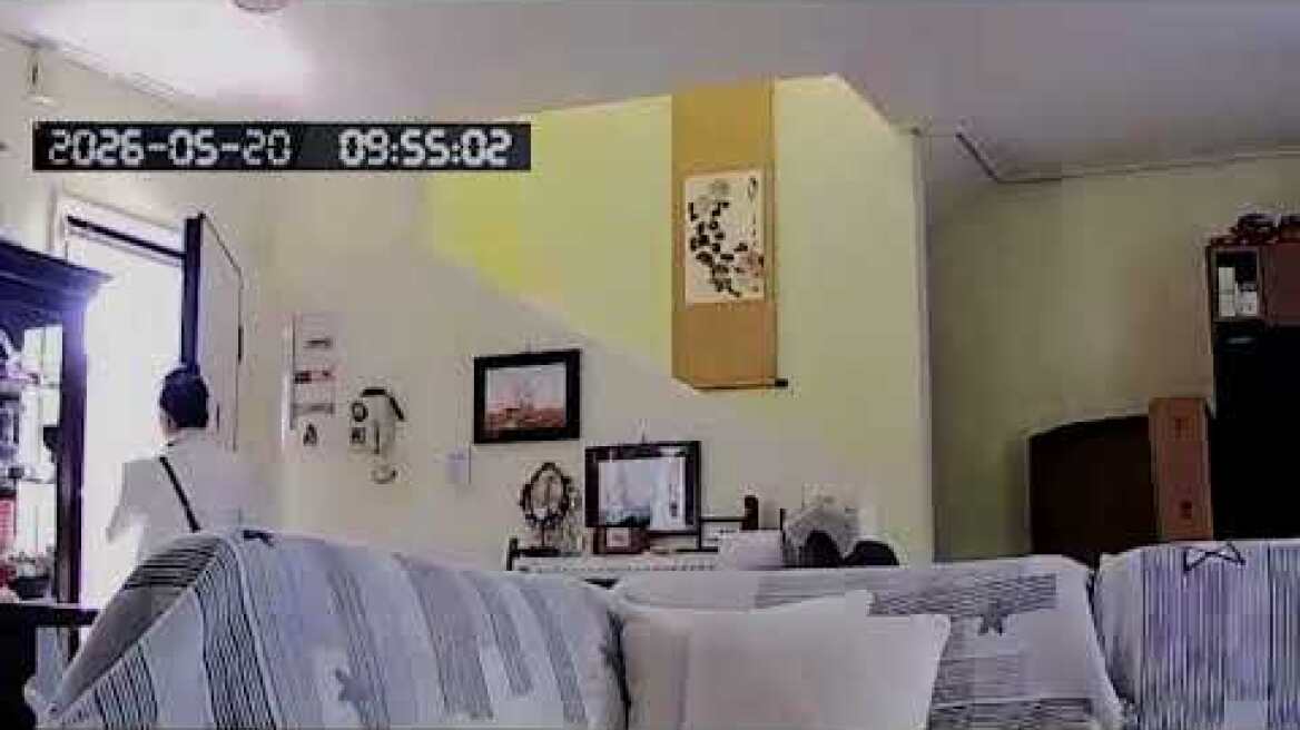 Το ντοκουμέντο από κάμερα ασφαλείας....