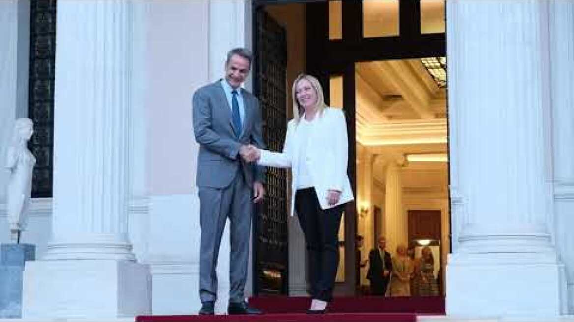 Δείπνο Μητσοτάκη - Μελόνι