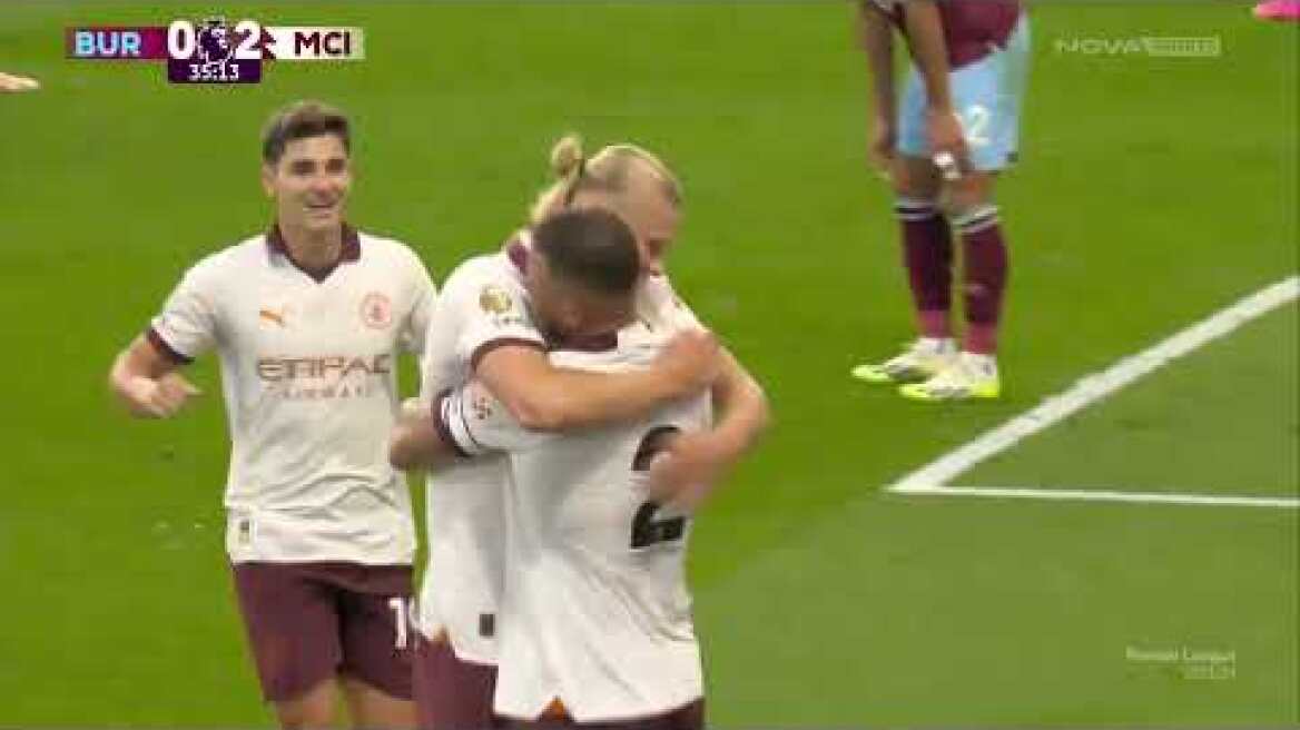 Μπέρνλι – Μάντσεστερ Σίτι: 0-3 (MD 1, 11/08/2023)