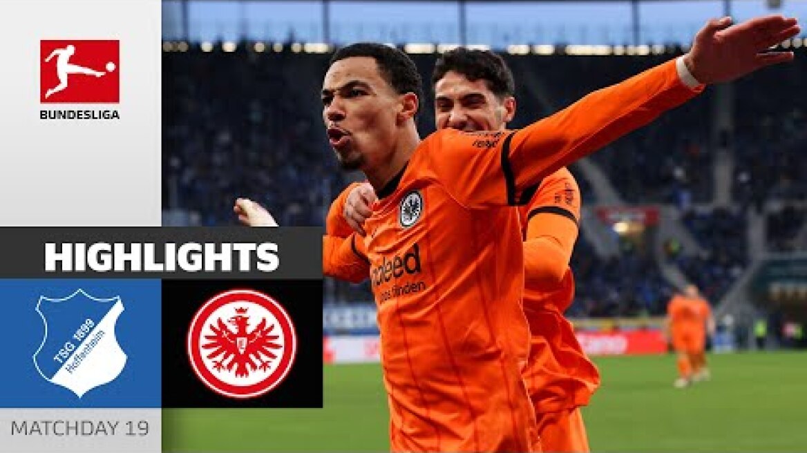 95th Minute Goal Spoils Ekitiké Party | TSG Hoffenheim - Eintracht Frankfurt 2-2 | Highlights | MD19