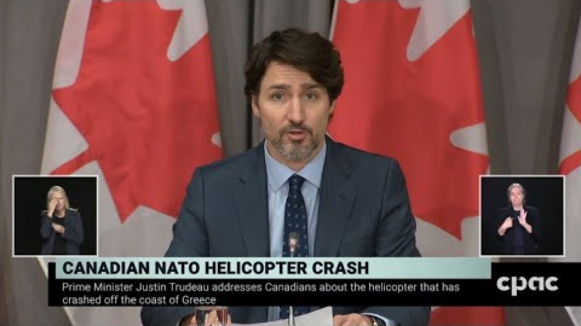PM Trudeau and defence officials hold news conference on CAF helicopter accident – April 30, 2020
