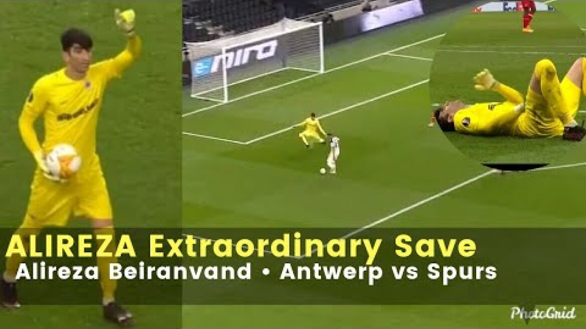 Alireza BEIRANVAND • Extraordinary Save✊ • Europa League 10-12-2020