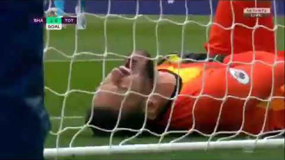 BLESSURE HUGO LLORIS AU BRAS CONTRE BRIGHTON