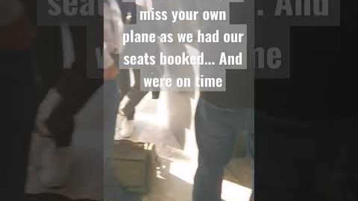 British Airways poor customer service — flight departing in front of us, 1 day of waiting begins..