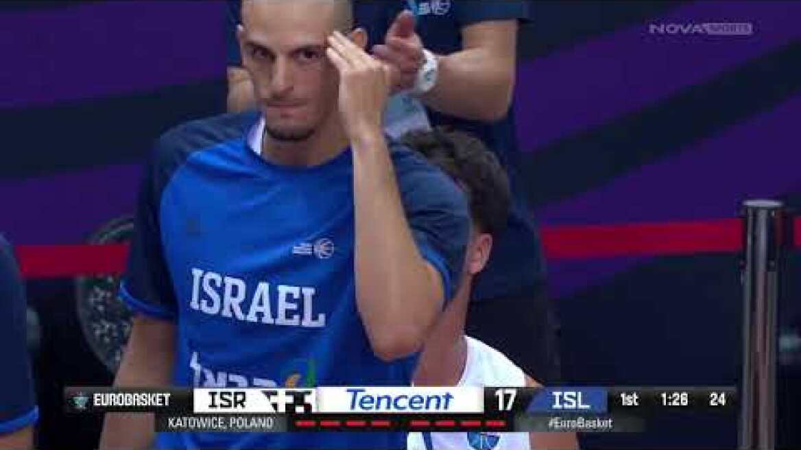 Ισραήλ - Ισλανδία: 83-71 (MD1, 28/08/2025)