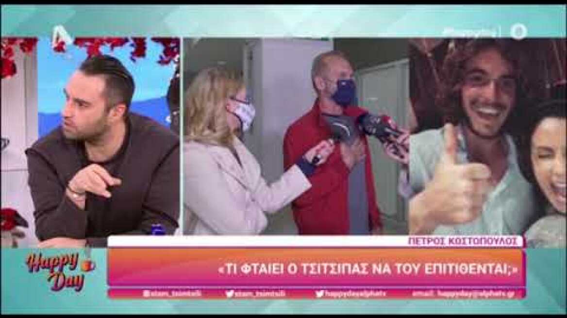 Ο Πέτρος Κωστόπουλος απαντά για το Ντουμπάι και την Κατερίνα Λιόλιου στις τηλεοπτικές κάμερες