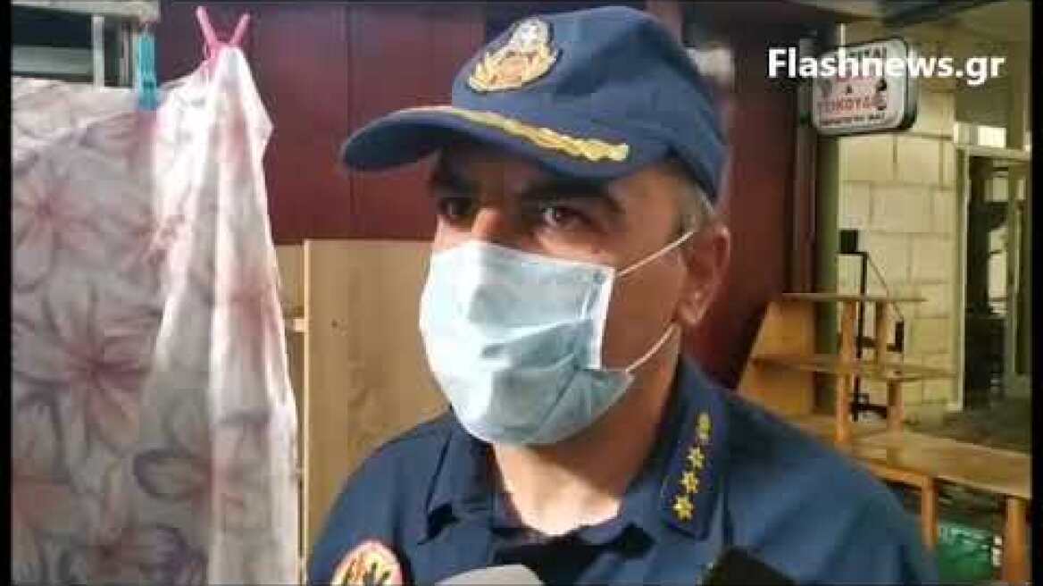 Γεώργιος Μαρκουλάκης Διοικητής Πυροσβεστικων Υπηρεσιών Χανίων