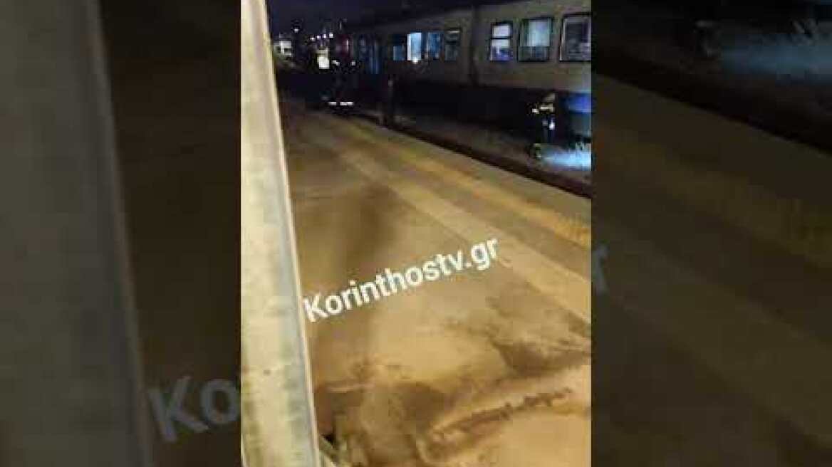 Κινέτα:- Σταμάτησε ο συρμός εξαιτίας σπινθήρων κάτω από το βαγόνι