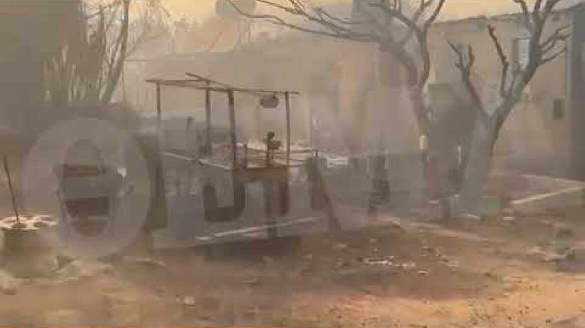 Βιβλική καταστροφή στην Κατερίνη Μανδρας