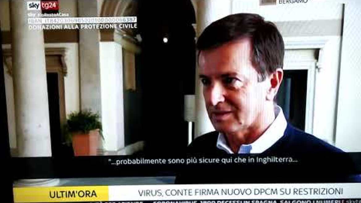 COVID19 BERGAMO GHOST CITY INTERVIEW WITH THE MAYOR GIORGIO GORI