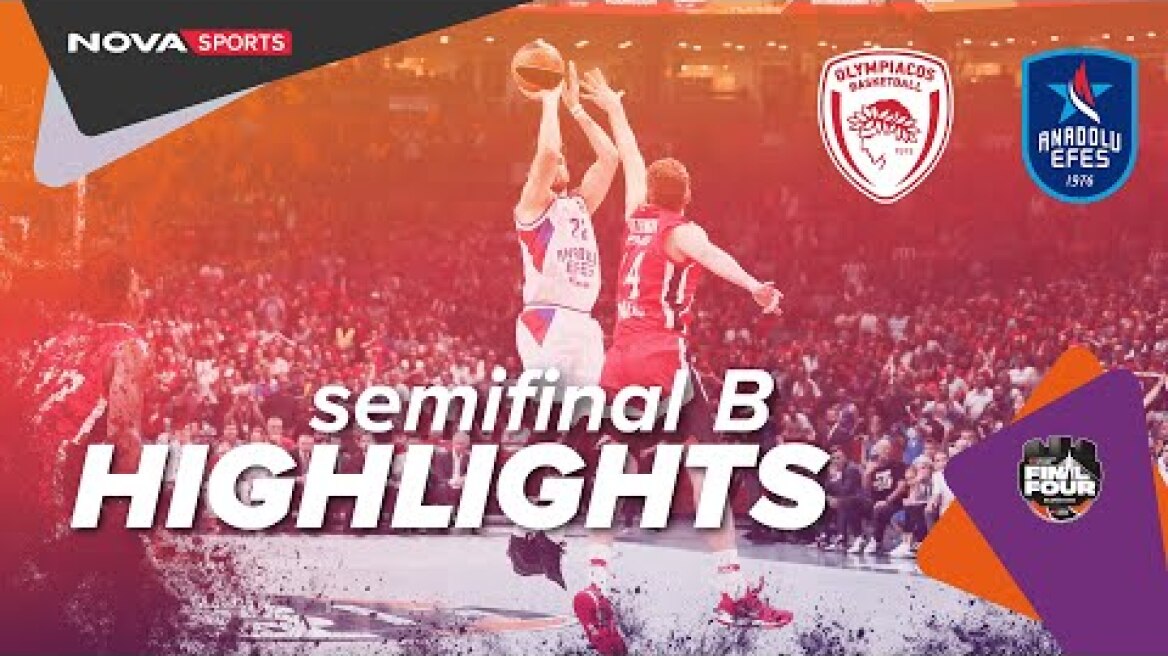 Ολυμπιακός – Αναντολού Εφές: 74-77 (SF 1, 19/5/2022)