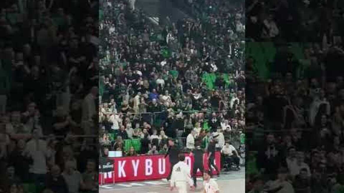 ΠΑΟ-Ρεάλ: Ρυθμικά το όνομα του Αταμάν από τους πράσινους οπαδούς