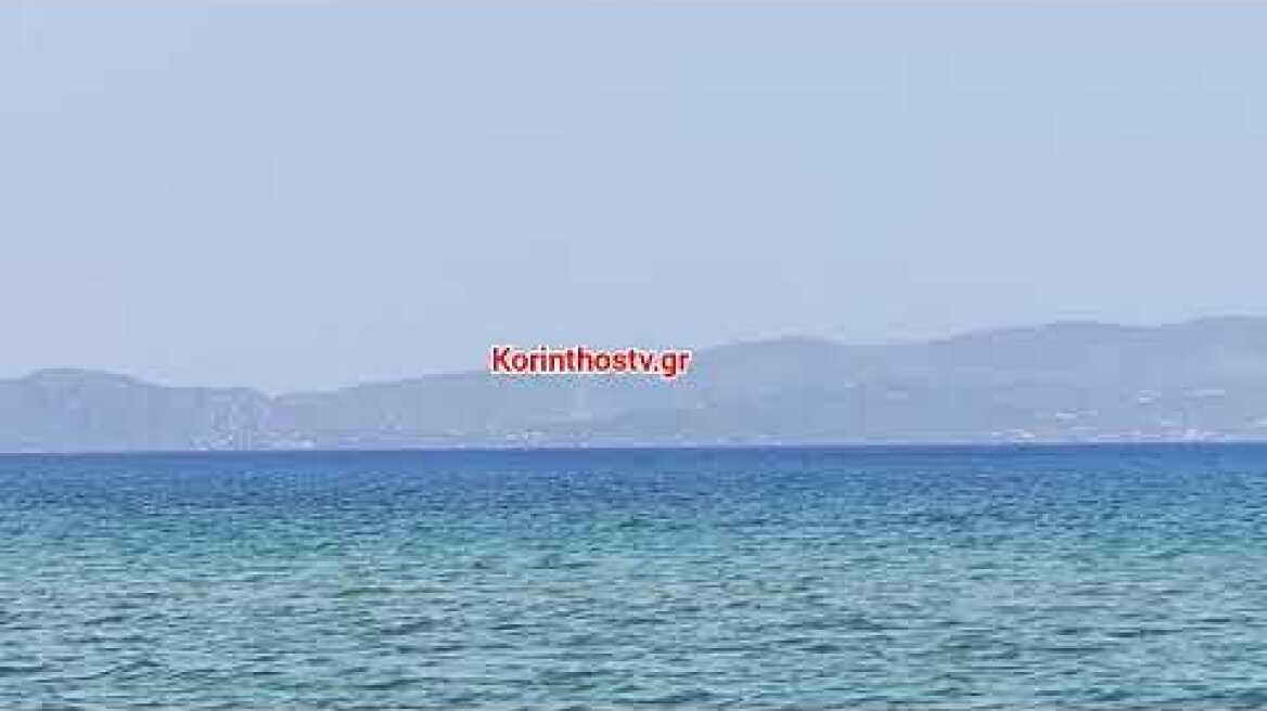 Φωτιά κοντά στο Ηραίο Περαχώρας 