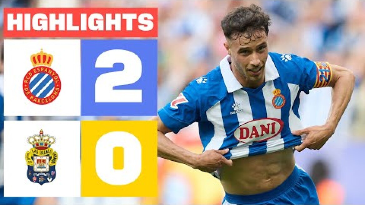 RCD ESPANYOL 2 - 0 UD LAS PALMAS I RESUMEN LALIGA EA SPORTS