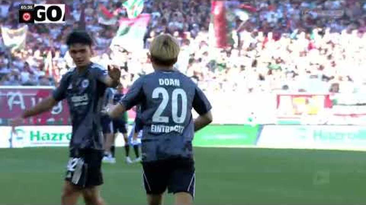 Άουγκσμπουργκ - Άιντραχτ Φρανκφούρτης: 1-1 (MD 31, 25/4/26)