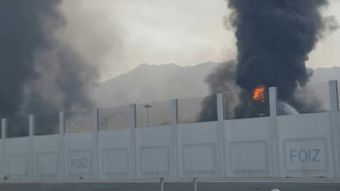 Smoke, flames in UAE's Fujairah after drone attack | AFP