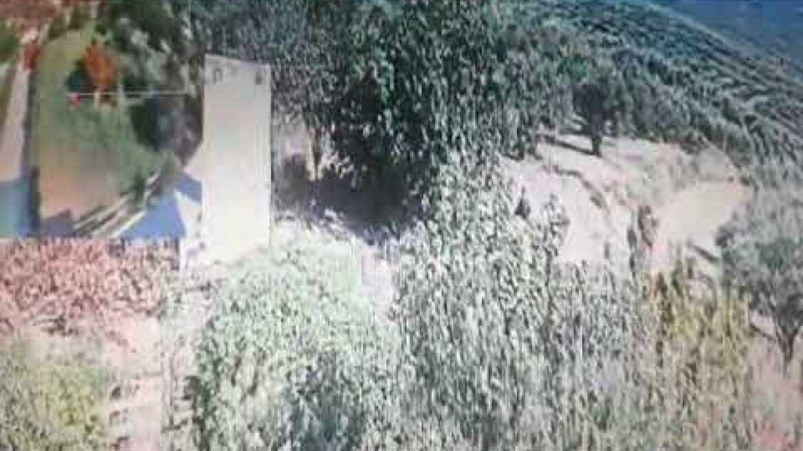 Η δράση εμπρηστή στα Φαραγγιανά