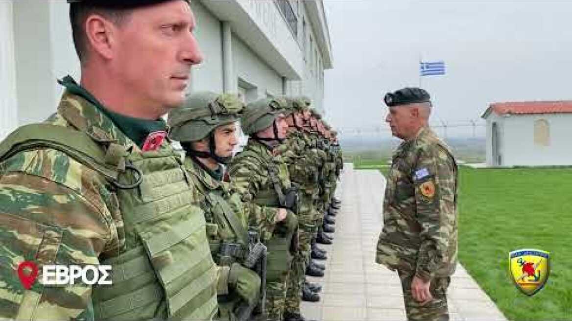 Επίσκεψη Αρχηγού ΓΕΕΘΑ σε Μονάδες και Επιτηρητικά Φυλάκια της Περιοχής Ευθύνης του Δ΄ΣΣ