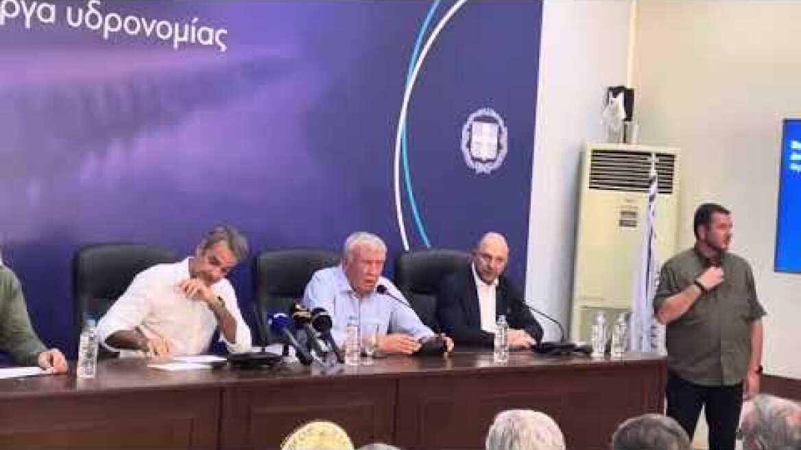 Λάρισα: Ο δήμαρχος Κιλελέρ, Θ. Νασιακόπουλος, υποδέχεται τον Κ. Μητσοτάκη