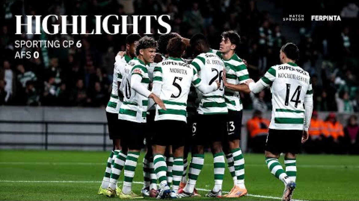 Resumo | Liga Portugal: Sporting CP 6-0 AFS 