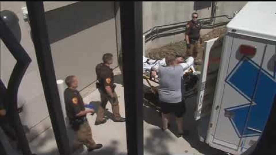 UPDATE: Trial adjourns after Aubrey Trail slices own throat in court