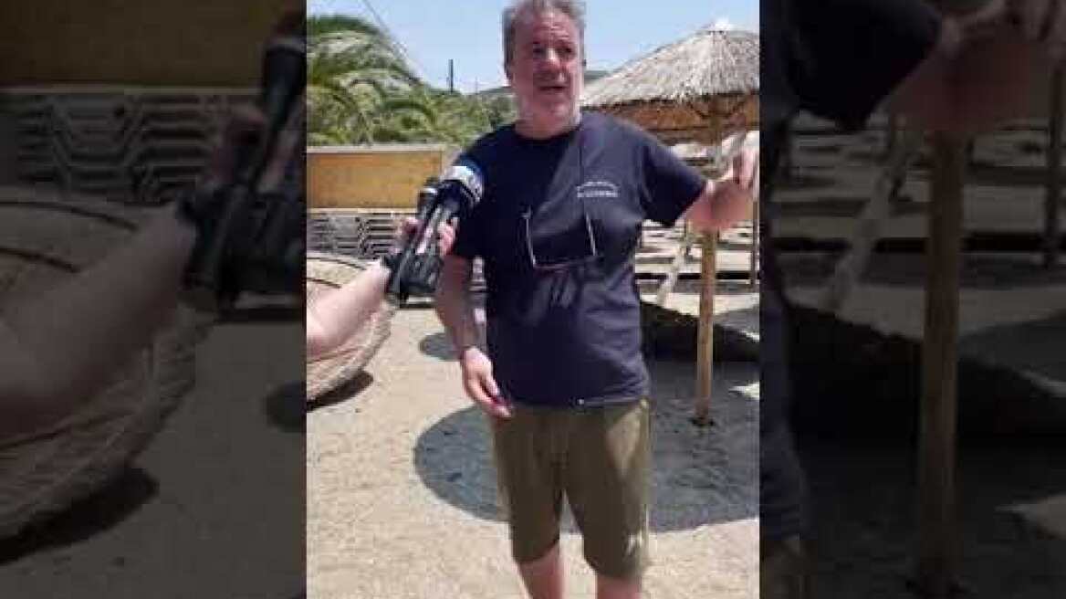 Δηλώσεις επιχειρηματία από την Σκύρο για τις καταστροφές που προκάλεσε η κακοκαιρία